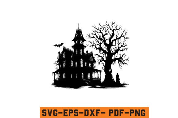 Download Halloween Haunted House Vector SVG File - Halloween Collection