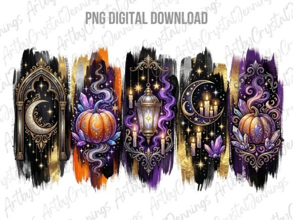 Download Magical Celestial Gothic Halloween PNG - Halloween Collection