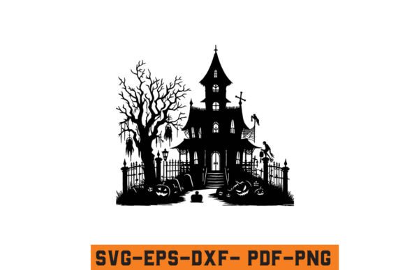 Download Halloween Haunted House Vector SVG File - Halloween Collection
