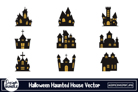 Download Halloween Haunted House Vector Design - Halloween Collection