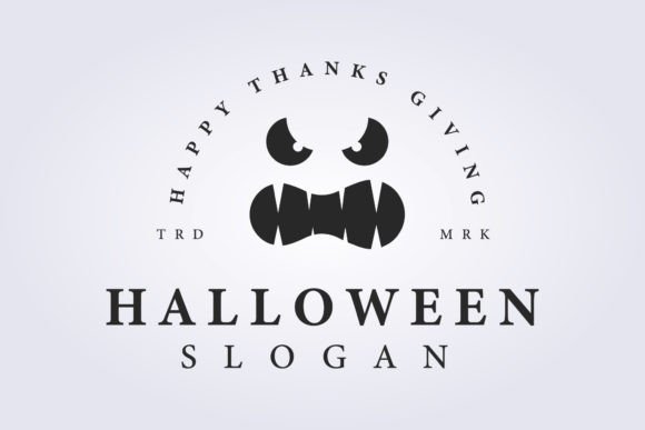 Download Cute Halloween Face Logo Vector Icon - Halloween Collection