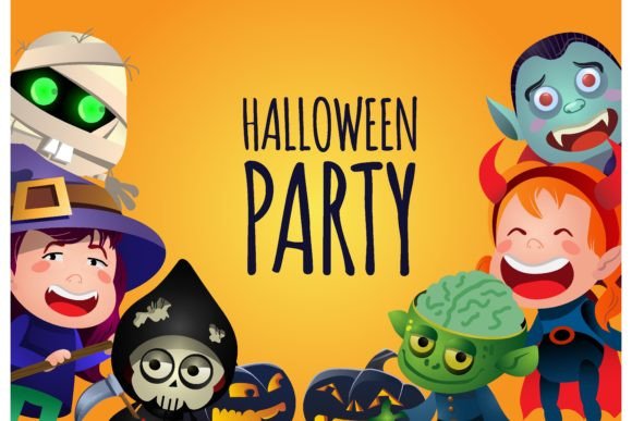 Download Halloween Party Invitation Design. Kids - Halloween Collection