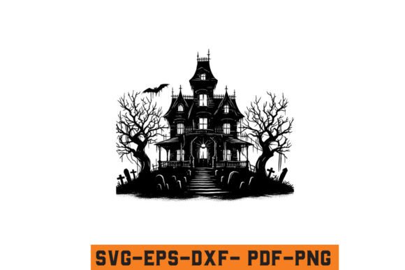 Download Halloween Haunted House Vector SVG File - Halloween Collection