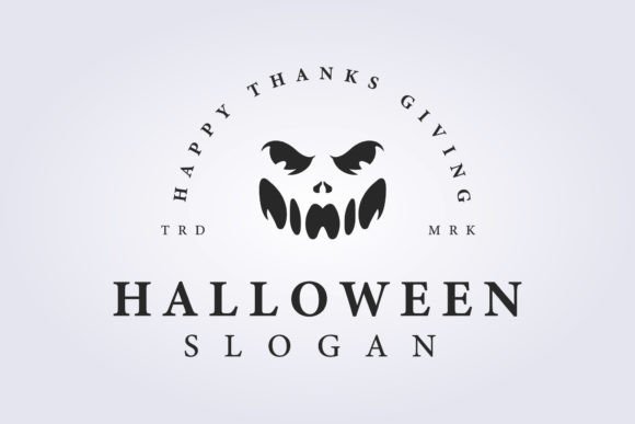 Download Creepy Halloween Face Vector Logo Icon - Halloween Collection