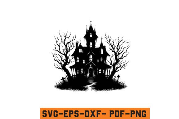Download Halloween Haunted House Vector SVG File - Halloween Collection