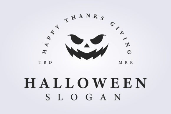 Download Silhouette Halloween Face Logo Vector - Halloween Collection