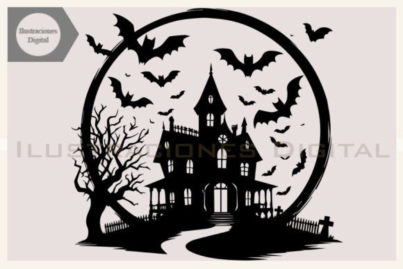 Download Halloween Haunted House Vector Clipart - Halloween Collection