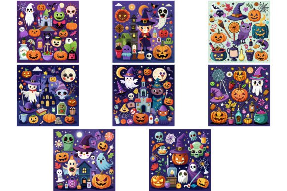 Download 8 Halloween Element Collection Spooky - Halloween Collection