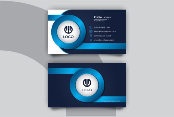 Download Modern Blue Business Card - Blue Collection