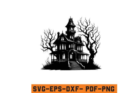 Download Halloween Haunted House Vector SVG File - Halloween Collection