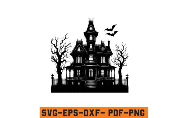 Download Halloween Haunted House Vector SVG File - Halloween Collection