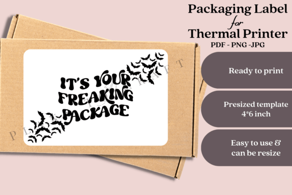 Download It's Your Package Halloween Label - Halloween Collection