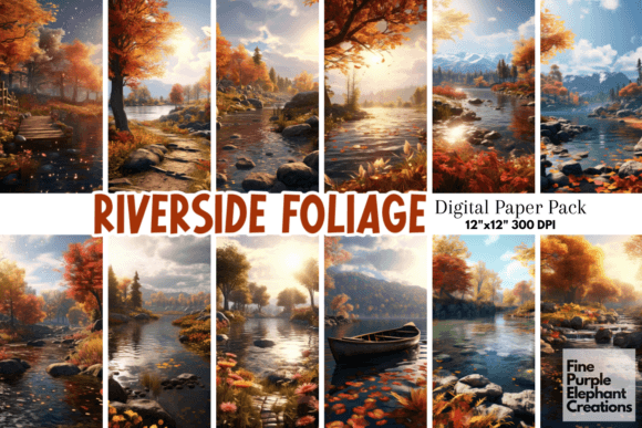 Download Riverside Maple Forest | Fall Halloween - Halloween Collection