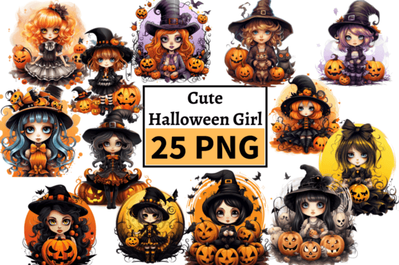 Download Halloween Girl Graphics, Cute Halloween - Halloween Collection