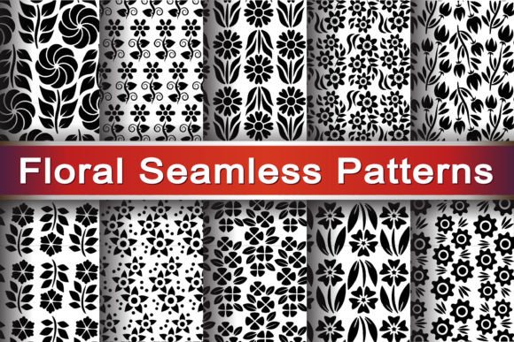 Download Seamless Floral Patterns - Seamless floral patterns Collection